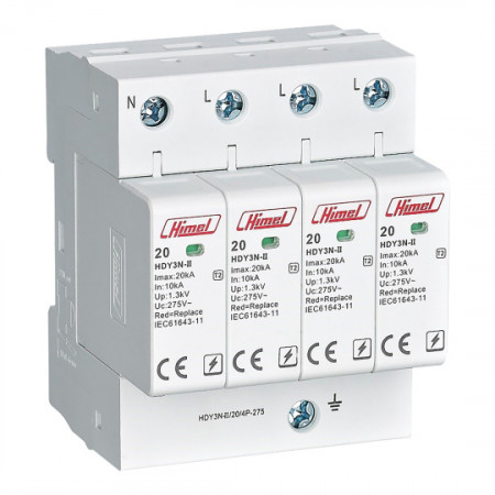 Thiết Bị Chống Sét Lan Truyền (SPD) 4P AC 275V