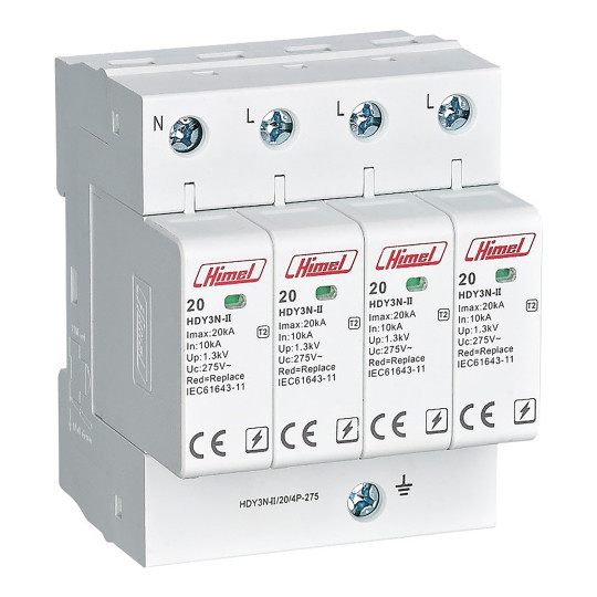 Thiết Bị Chống Sét Lan Truyền (SPD) 4P AC 275V