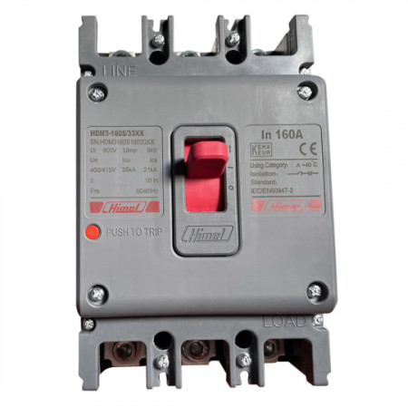 HDM3 60kA 3P (100 ~ 160A)